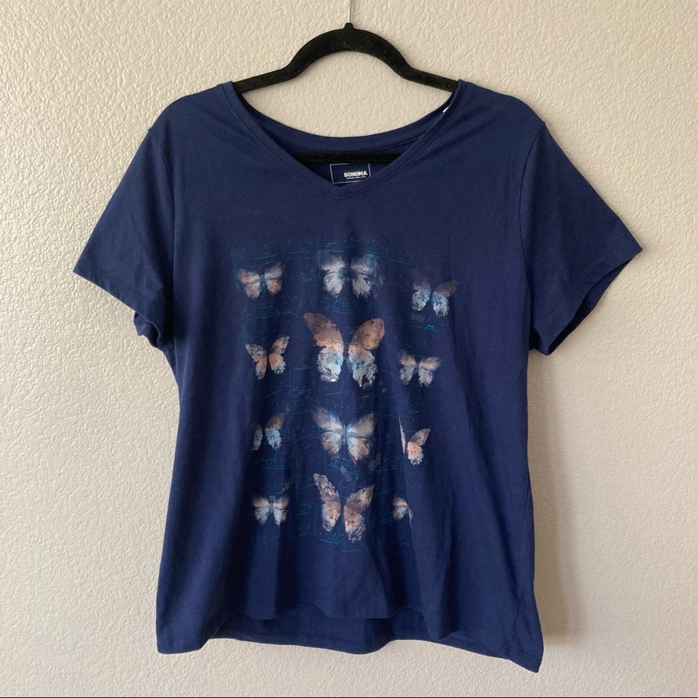 Blue Butterfly Sonoma Tshirt